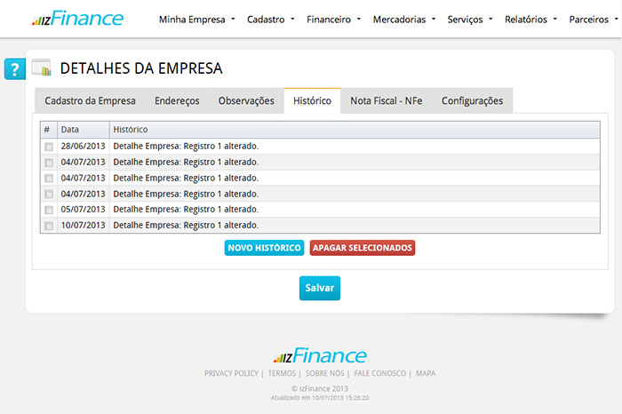 Tela de Cadastro da Empresa - Imagem 4
