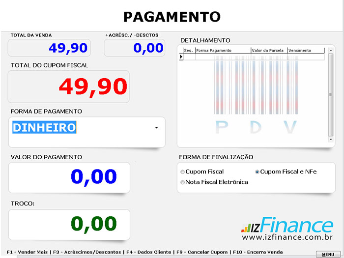 Tela de Ponto de Venda (PDV) - Imagem 5