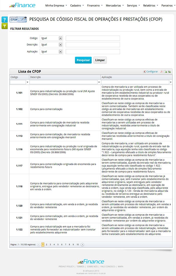 Tela de Tributação - Imagem 2